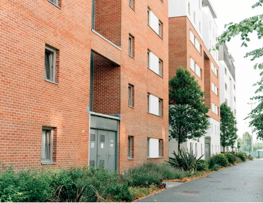 Cladding Split terracotta cladding in a finished application